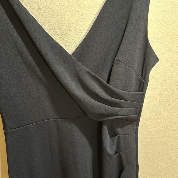 NEW WOOSEA XL Sleeveless V Neck Split Evening Cocktail Long Dress - Picture 4 of 11